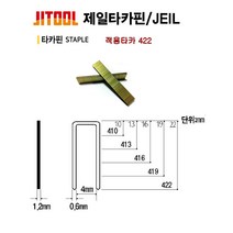 [이라인코리아] 타카핀 타카못 제일타카 에어타카 422용 타카핀 410 413 416 419 422 사이즈 1갑 5000PCS, 422