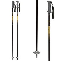 시나노 스키 폴 22 이글 남성 여성 스틱, 블랙 + 오렌지 / BK + ORG