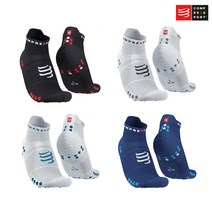 [Compressfort]컴프레스포트 V4.0 런 로우 프로 레이싱 삭스/PRO RACING SOCKS V4.0 RUN LOW/런닝 양말, 블랙레드