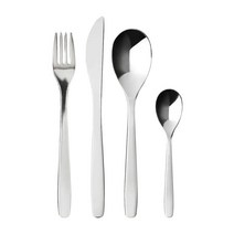 이케아 MOPSIG 몹시그 수저 포크 나이프 세트 16개입, 803.430.04