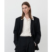INSILENCE 테일러드 울 블레이저 BLACK Tailored Wool Blazer