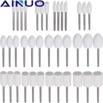 10 개5 개 양모 펠트 장착 연마 버핑 휠 3-20mm 연삭 헤드 dremel 다이 그라인더 드릴 로터리 도구 3mm 생크, 6mm 10개, 총알형