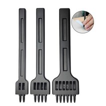 가죽 그리프 목타 원형 오울 치즐 바느질 펀칭 구멍 스티치 4mm 2날 4날 6날 3개1세트