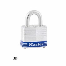 자물쇠 마스터열쇠 열쇠 3D 라미네이트 경화강, 색상:[색상]본상품