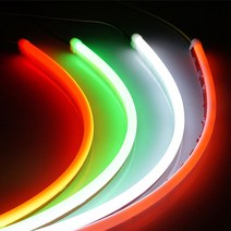 삼항 12V 아이라인용 실리콘 면발광 LED바 30cm 60cm, 1개, 30cm엘로우