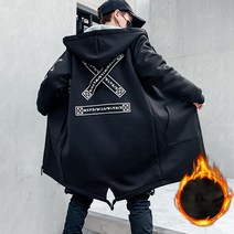 남성 트렌치 코트 바람막이 자켓 오버핏 캐주얼 트렌치코트 long trench coat 비보뉴 U273V391