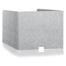 방음 흡음 초경량 독서 칸막이 집중력 향상 독서실 책상 비대면 파티션, 유니버셜-1호(800x600x600)-라이트그레이