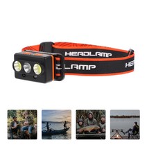 헤드 토치 힙 램프 Usb Am 식사용 가능 야외 Yg 충전식 손전등 헤드라이트 조명 Led Wea Seo, 한개옵션1, 01 Assorted Color