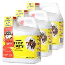 타이디캣 퍼포먼스 스쿱 고양이 모래 산뜻한향 LLOC-24/7, 6.35kg, 6개