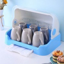 슬라이딩도어 식기건조대 물빠짐받침대 미니식기건조대 청결한 물컵 말리기 컵보관기