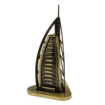 GHSHOP 빈티지 홈 장식 버즈 알 아랍 모델 금속 공예 가구 기사 15CM, 청동, 청동