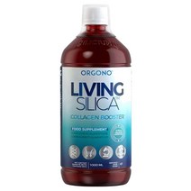 Orgono Living Silica 오르곤리빙실리카콜라겐부스터.비건액상실리콘을 함유한 콜라겐식품 관절 및 근육통에 대한 뼈와 관절보조제.치료기간 67일, 5개