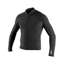 오닐 리액터2 1.5MM 프론트집 남성 롱슬리브 자켓 - 5046 REACTOR 2 FRONT ZIP L/S JACKET A00 BLK/BLK오닐웻슈트 BLK/BLK 468921, XL