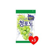 롯데 청포도 캔디 153g 3개 심심풀이 사무실간식 탕비실사탕 유아간식 군것질 졸음방지, 1개