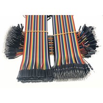 120 피스 듀퐁 라인 점퍼 와이어 케이블 DIY 키트 10CM/20CM/30CM/40 핀 수-수 수-암-수-수 키트용, [09] 30cm Female to male