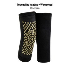 자가 발열 무릎보호대 신축성 좋은 토르마린 온열 찜질효과 1쌍 자체 가열 지원 무릎 패드 전체 받침대 관, 03 Wormwood-One size_03 XL