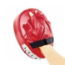 위닝미트 암미트 복싱탭볼 발차기미트1pcs Boxing Hand Target MMA Martial Thai Kick Pad Kit Black Karat, 01 red