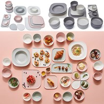 온반 2인 홈세트 식기세트 신혼부부 그릇세트 15P 우윳빛+복숭아빛, A3.온반2인15p 우윳빛+복숭아빛