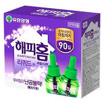 유한양행 해피홈 리퀴드 리필 45일, 2개입, 45ml