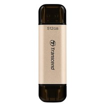 트랜센드 재팬 고속・고내구 USB 메모리 512GB USB 3.2 Gen1 Type-A Type-C 양대응 PS4PS5 동작 확인제(최대 전송 속도 420MBs) TS512GJF930C