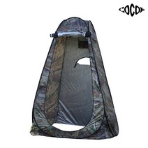 한스마켓 원터치 간이 텐트 샤워 부스 야외 화장실 탈의실 캠핑 낚시, 밀리터리, 1개