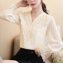 Joyce shop 오래달리기 여성 블라우스 라온 쉬폰 봄 가을