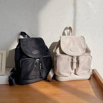 엘베라노 Hailey 투포켓 나일론 버킷 백팩 2color
