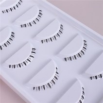 눈밑지방제거마사지 눈밑지방 안검하수 뷰티디바이스5쌍 하단 속눈썹 팩 8 가지 스타일 부드러운 100% 수제, 04 5pairs05