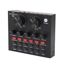 사운드카드 웹캐스트 개인 엔터테인먼트 스트리머 라이브 방송 v8 audio usb 외부 헤드셋 마이크 for pc phone com, 협력사