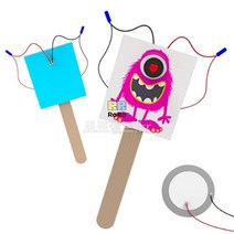 압전소자 몬스터 스틱 만들기 (5인용)/과학 실험 키트 교구 도구 만들기