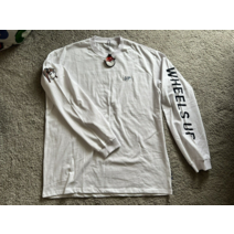 Malbon 말본 휠업 골프 셔츠 마스터스 화이트 2XL 희귀 긴팔 헤비급 NWT
