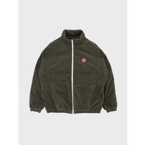 볼컴 Warm Winter 오버핏 코듀로이 숏패딩(카키)