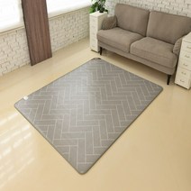AI 탄소매트 E한일 모노륨 183x230 대형 더블 인공지능 국내100% 전기탄소온열 매트 원적외선 안심매트 전자파없는 전기장판 미끄럼방지 우드무늬 거실 바닥 방수 초절전 특허, 헤링본모노륨