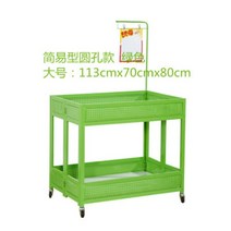 접이식 진열대 전시 의류 슈퍼마켓 각종 매장용 가판대 판매대 이동바퀴 적용, 113x70x80 그린홀개