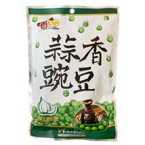 천일 중국식품 향QQ 마늘맛 완두콩 중국간식 80g, 1개