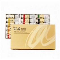 알파색채 채향 동양화 물감세트 15ml 18색