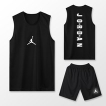 NBA 마이클조던 농구나시 유니폼 트레이닝복 단체복 블랙 화이트