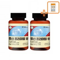류신 타블렛 단백질 프리미엄정 L로이신 시니어 노인 보충제 루신 뉴신 뮤신 60정 2통