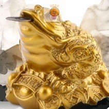 돈_개구리_골드_행운_장식_선물_재물두꺼비_풍수_재산 B171, E type BL07618