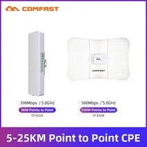 lte 라우터 와이파이 5-25km 5ghz 야외 무선 브리지 장거리 와이파이 cpe, 2 개 저렴, cf-e317a