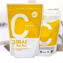 BKG코스트베이킹소다 흰옷누런때 장판찌든때구연산1kg [도매직방] 소독 다용도 버블킹 세제먹는 중탄산나트륨 과탄산나트륨 과탄산소다수, E버블킹 구연산1kg