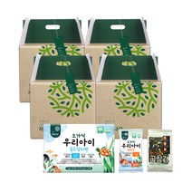 자연나라 어린이 가족 프리미엄 김 선물세트, 3.0 x 4세트