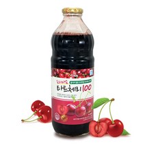 타트체리주스 1000ml 터키산 타트체리 원액 쥬스 100% 농축액 65Brix 사워체리 타르트 체리즙 안토시아닌 멜라토닌 효능 Tart Cherry Juice, 3병