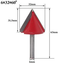 트리머비트 트리머날 세트 조각 V 그루브 우드 라우터 비트 스트레이트 엔드 밀 트리머 청소 플러시 트림 코너 라운드 코브 박스 도구 밀링 커터, 02 31MM