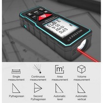 분광계 광도계 적외선 Mileseey-레이저 거리 측정기 디지털 레이저 줄자 X5, CHINA, X6-Basic version_100m