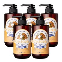 쎄씨쎌라 프렌치 아로마 에센셜 바디스크럽워시 시트러스 버베나 500ml, 5개