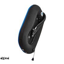 bcd 스쿠버다이빙 아쿠아나 AKUANA 알루미늄 25 30 파운드 백플레이트, 백청 앞흑환흑