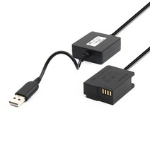 파나소닉 G7 G6 G5 GX8 G85 카메라 전원 어댑터 외장 DMW-BLC12 배터리