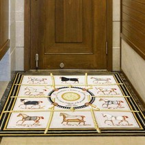 OSSUER 이태리 플라워 페르시안 디자인 러그