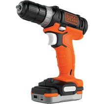 블랙 앤 데커 GoPak 무선 드릴 드라이버 DIY 전동 공구 드릴링 조임 공구 경량 컴팩트 10.8V AC 어댑터 포함 BDCDD12US1